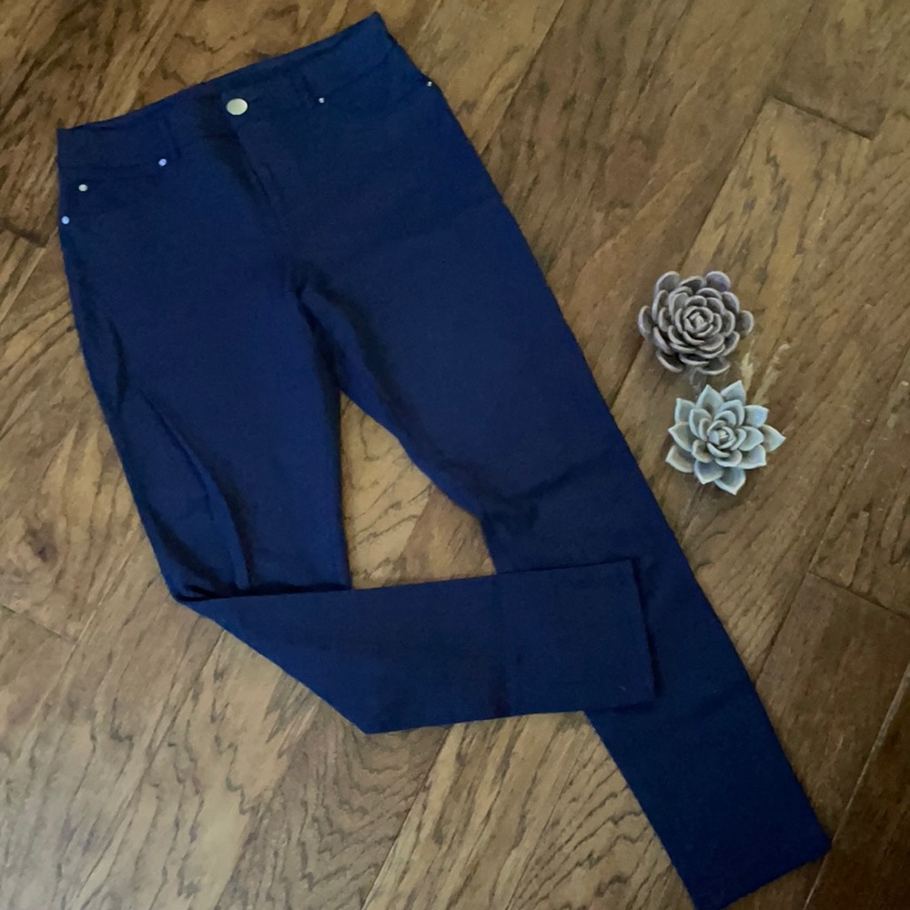 INC - Navy Blue Ankle Pants